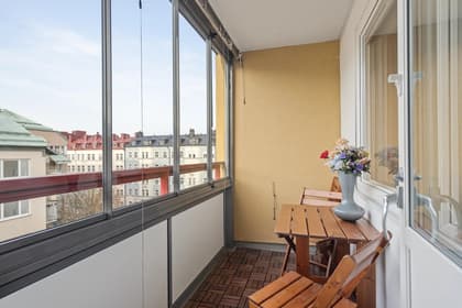 Balkong eller utsiktsbild