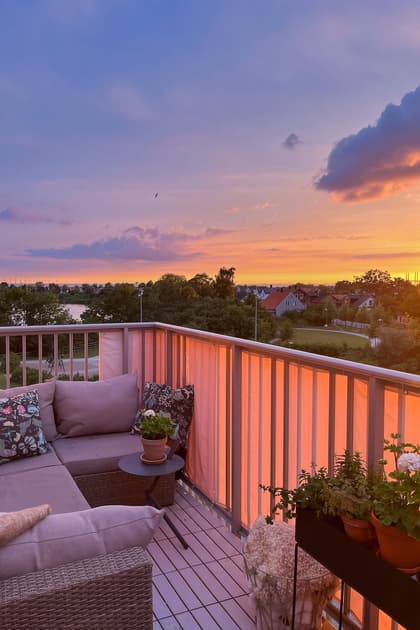 Balkong eller utsiktsbild