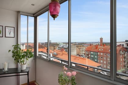 Balkong eller utsiktsbild