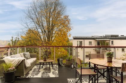 Balkong eller utsiktsbild