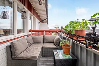 Balkong eller utsiktsbild