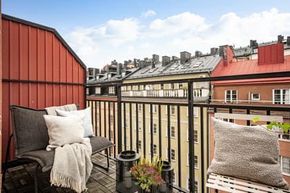 Balkong eller utsiktsbild