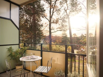 Balkong eller utsiktsbild