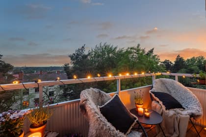 Balkong eller utsiktsbild