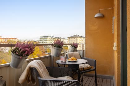 Balkong eller utsiktsbild