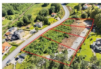 Illustrerad karta över fastigheten eller området