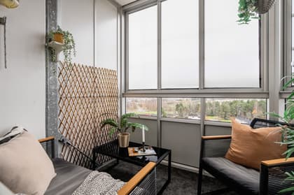 Balkong eller utsiktsbild