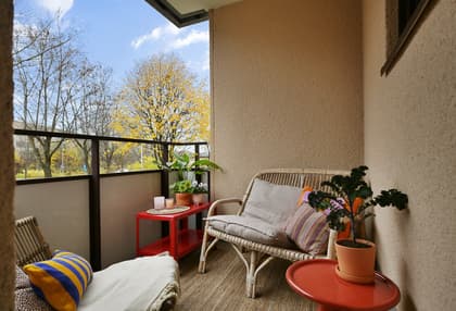 Balkong eller utsiktsbild