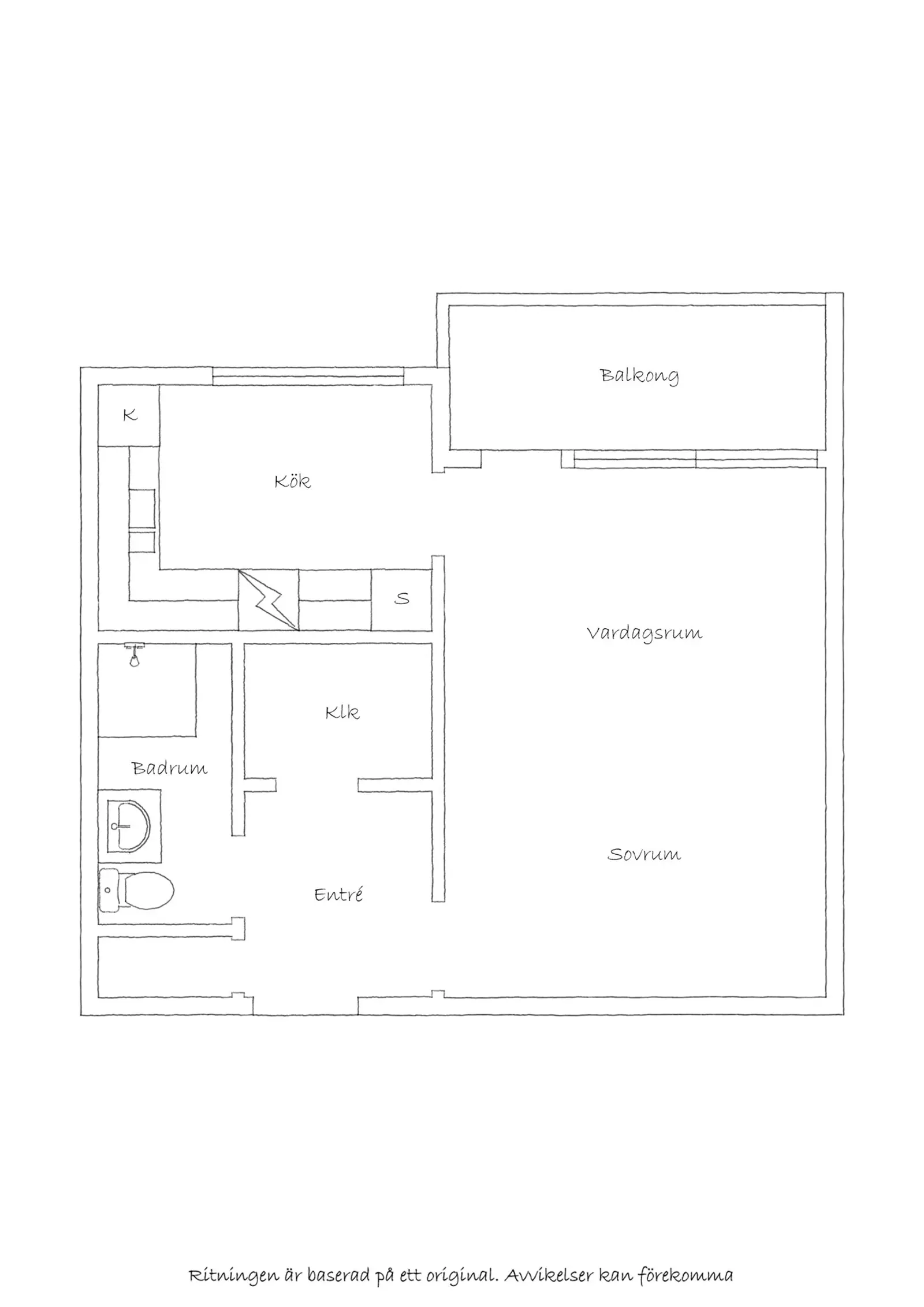 Floor plan for Stabby Allé 13D