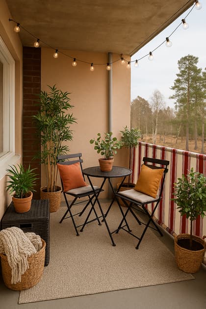 Balkong eller utsiktsbild