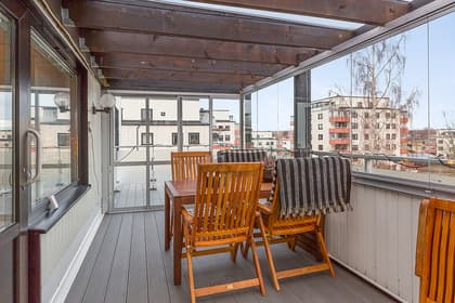 Balkong eller utsiktsbild