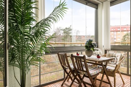 Balkong eller utsiktsbild