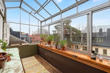 Balkong eller utsiktsbild