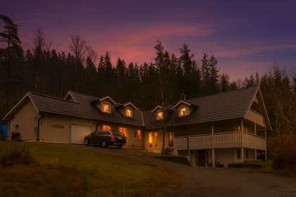 Balkong eller utsiktsbild