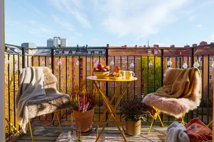 Balkong eller utsiktsbild