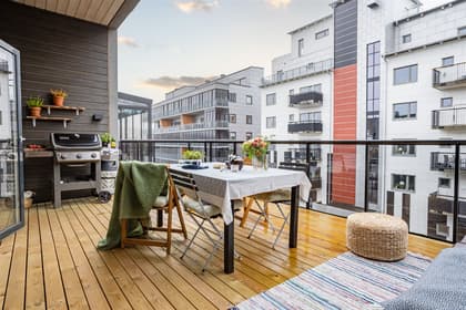 Balkong eller utsiktsbild