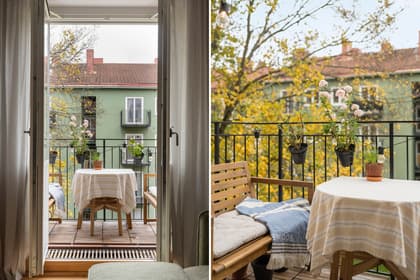 Balkong eller utsiktsbild