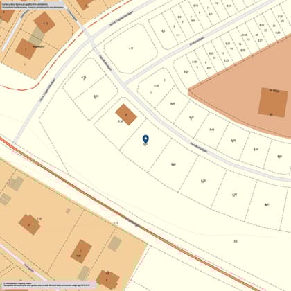 Illustrerad karta över fastigheten eller området