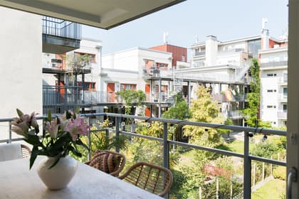 Balkong eller utsiktsbild