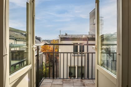 Balkong eller utsiktsbild