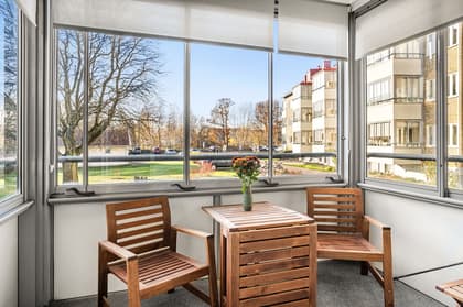 Balkong eller utsiktsbild