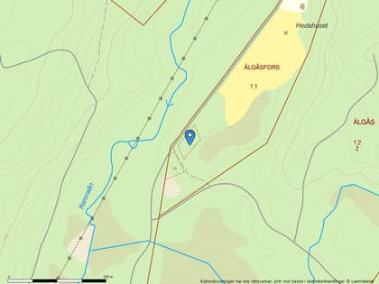 Illustrerad karta över fastigheten eller området