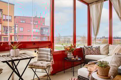 Balkong eller utsiktsbild