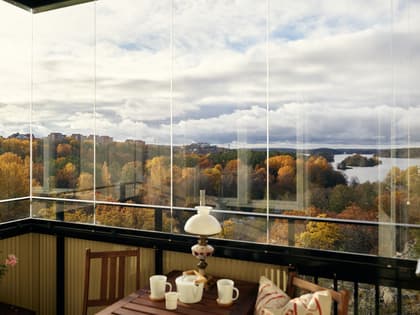 Balkong eller utsiktsbild