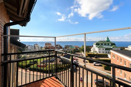 Balkong eller utsiktsbild