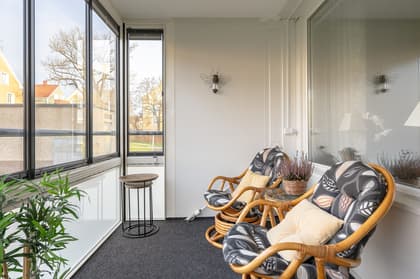 Balkong eller utsiktsbild