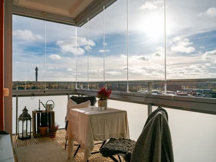 Balkong eller utsiktsbild