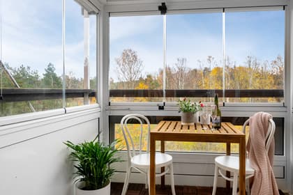 Balkong eller utsiktsbild