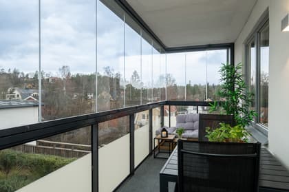 Balkong eller utsiktsbild