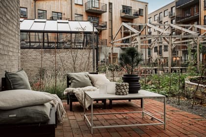 Balkong eller utsiktsbild