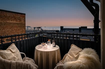 Balkong eller utsiktsbild