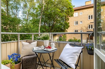 Balkong eller utsiktsbild