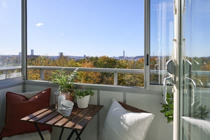 Balkong eller utsiktsbild