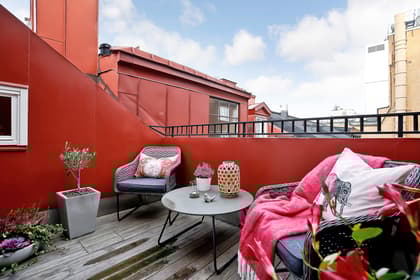 Balkong eller utsiktsbild