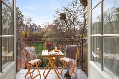 Balkong eller utsiktsbild