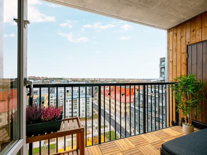 Balkong eller utsiktsbild