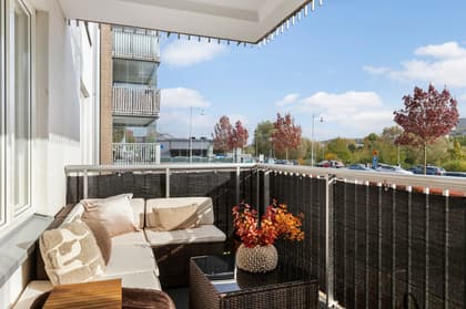 Balkong eller utsiktsbild