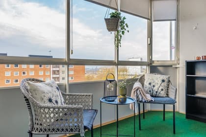 Balkong eller utsiktsbild