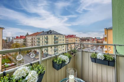 Balkong eller utsiktsbild