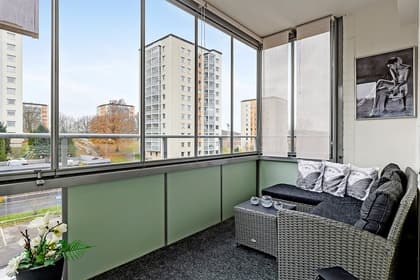 Balkong eller utsiktsbild