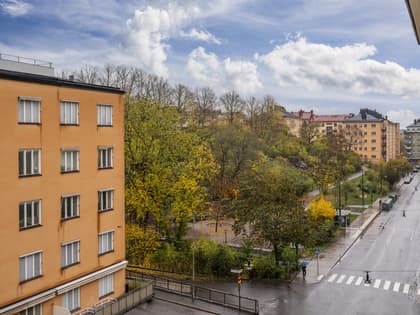 Balkong eller utsiktsbild