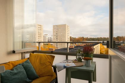 Balkong eller utsiktsbild