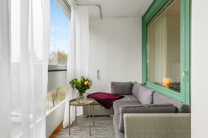 Balkong eller utsiktsbild