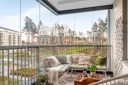 Balkong eller utsiktsbild