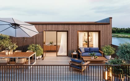 Balkong eller utsiktsbild