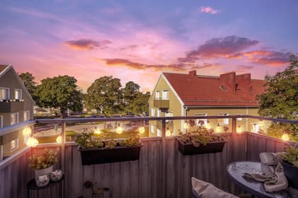 Balkong eller utsiktsbild